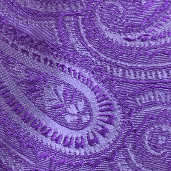 HUGO BOSS "BOSS" PAISLEY SILK TIE - Picture 3 of 15